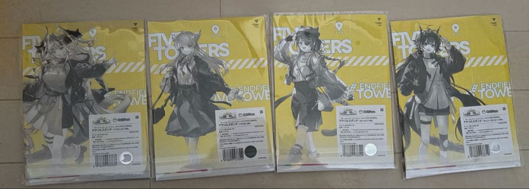 エンドフィールド　アクリルスタンド　4点セット　ペリカ　イヴォンヌ