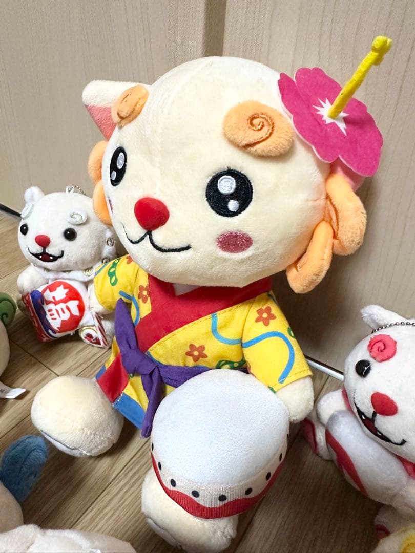 沖縄　シーサーぬいぐるみ9点セット