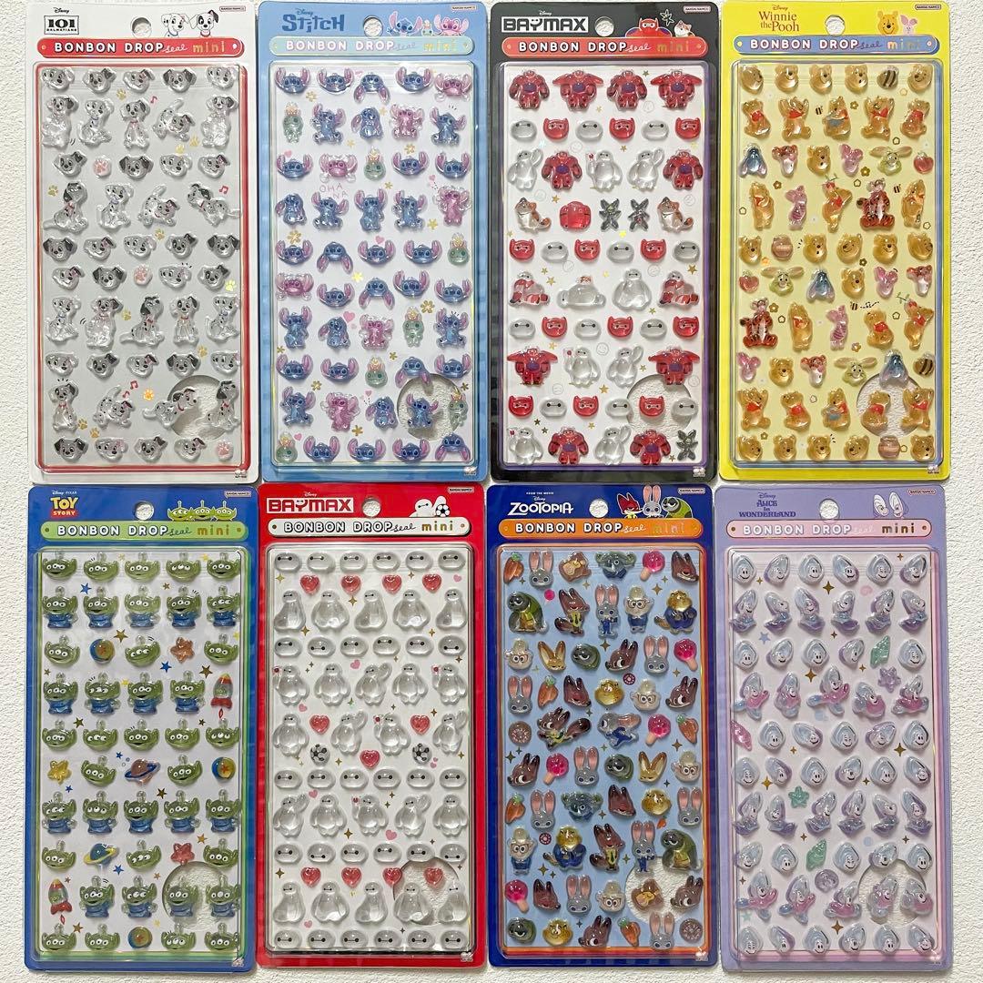 【正規品】 ボンボンドロップシール ディズニー第2弾 ディズニーmini セット