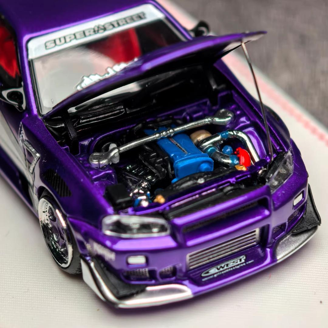 ミニカー 1/64 Focal Horizon GTR R34
