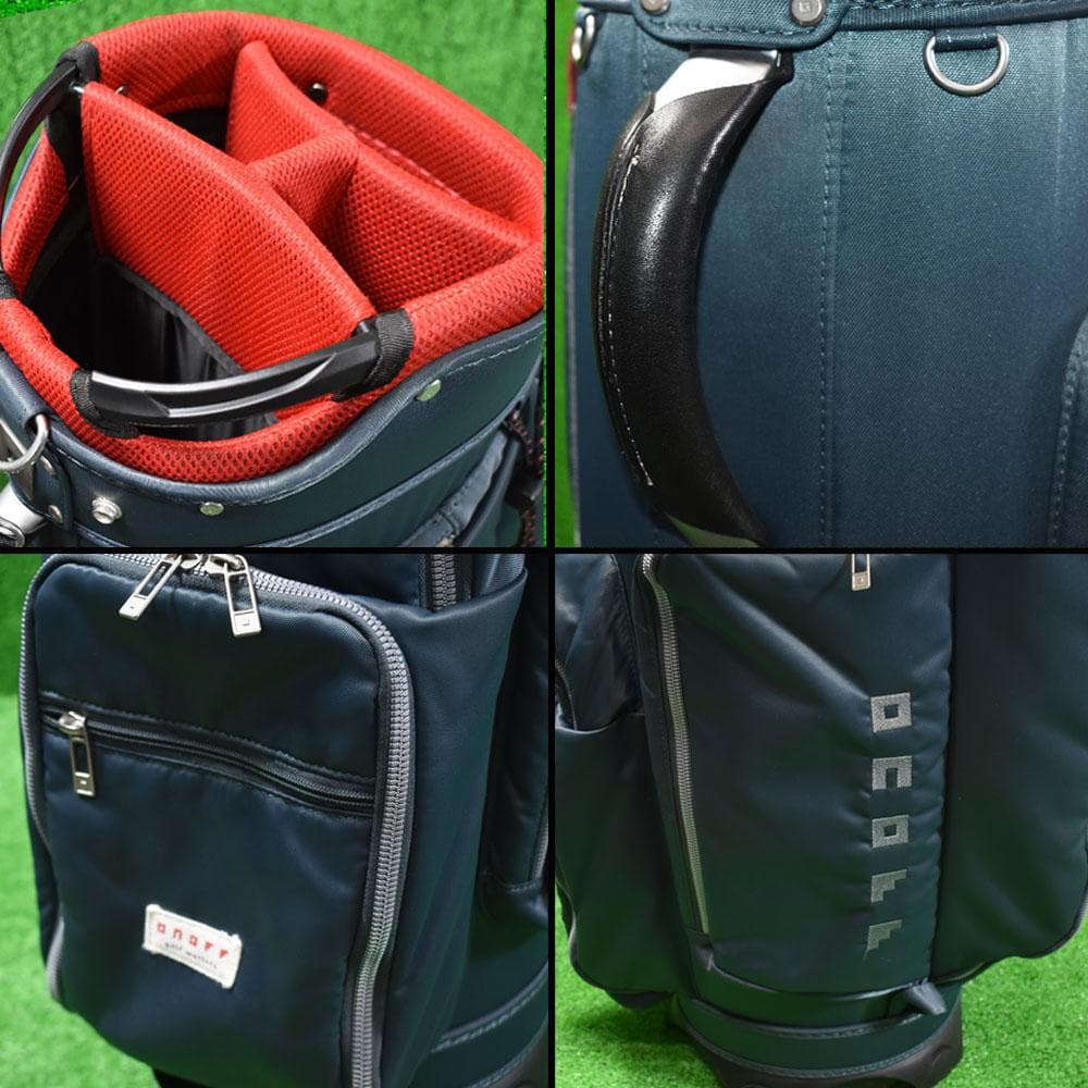 ONOFF/オノフ ゴルフ キャディバッグ9型【ブルーグレー】美品！