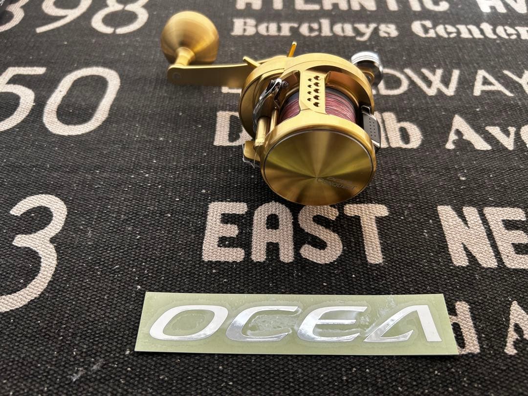 14オシアコンクエスト200HG　夢屋パワーハンドル65mm ノーマルハンドル付