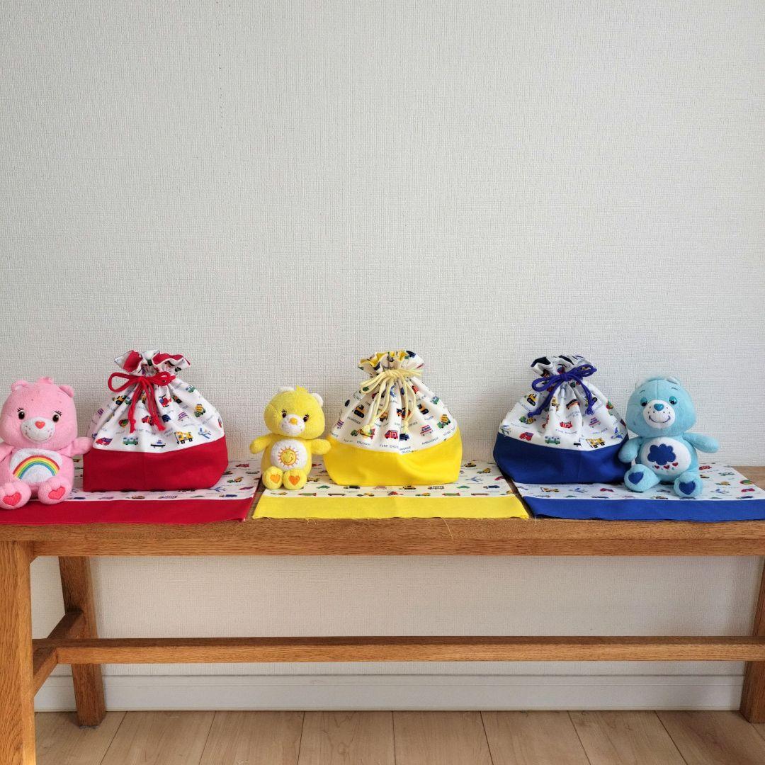 ♬93むむむ。さまオーダー専用☆　ピクセルドットはたらく車　ランチョンマット