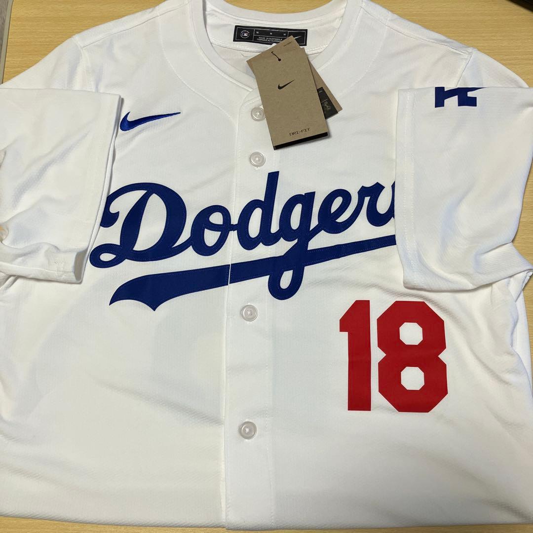 Nike Dodgers ユニフォーム YAMAMOTO 18 サイズM
