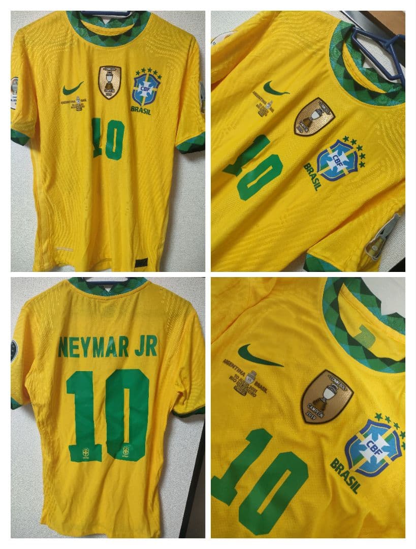 #10ネイマールブラジル代表 2019年 コパ・アメリカ優勝モデル