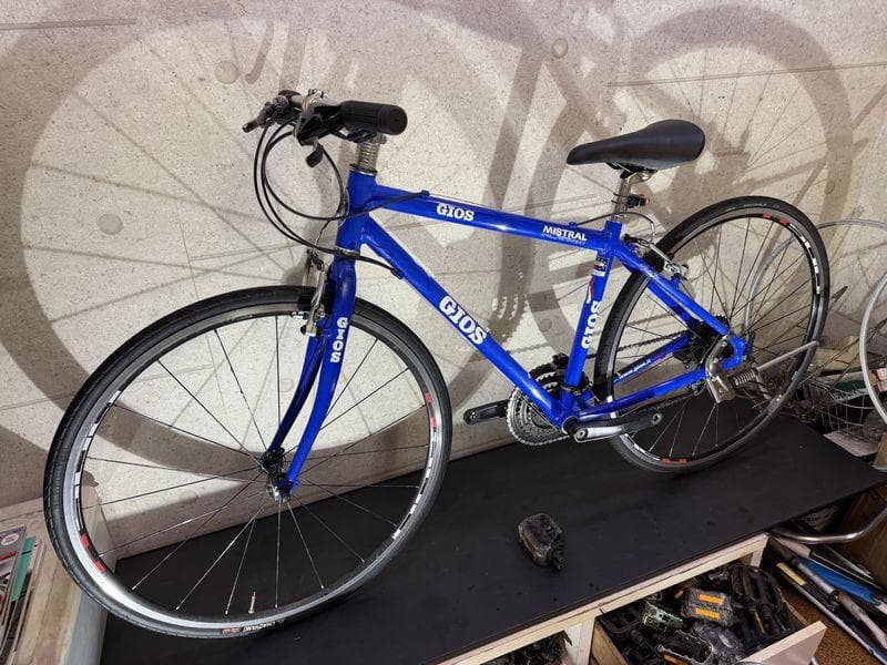 GIOS MISTRAL 700c ジオス　クロスバイク　ブルー S