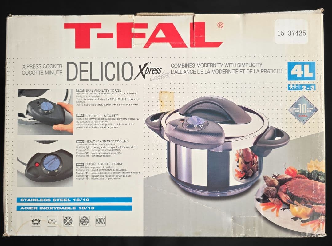 TーFAL　圧力鍋　４L