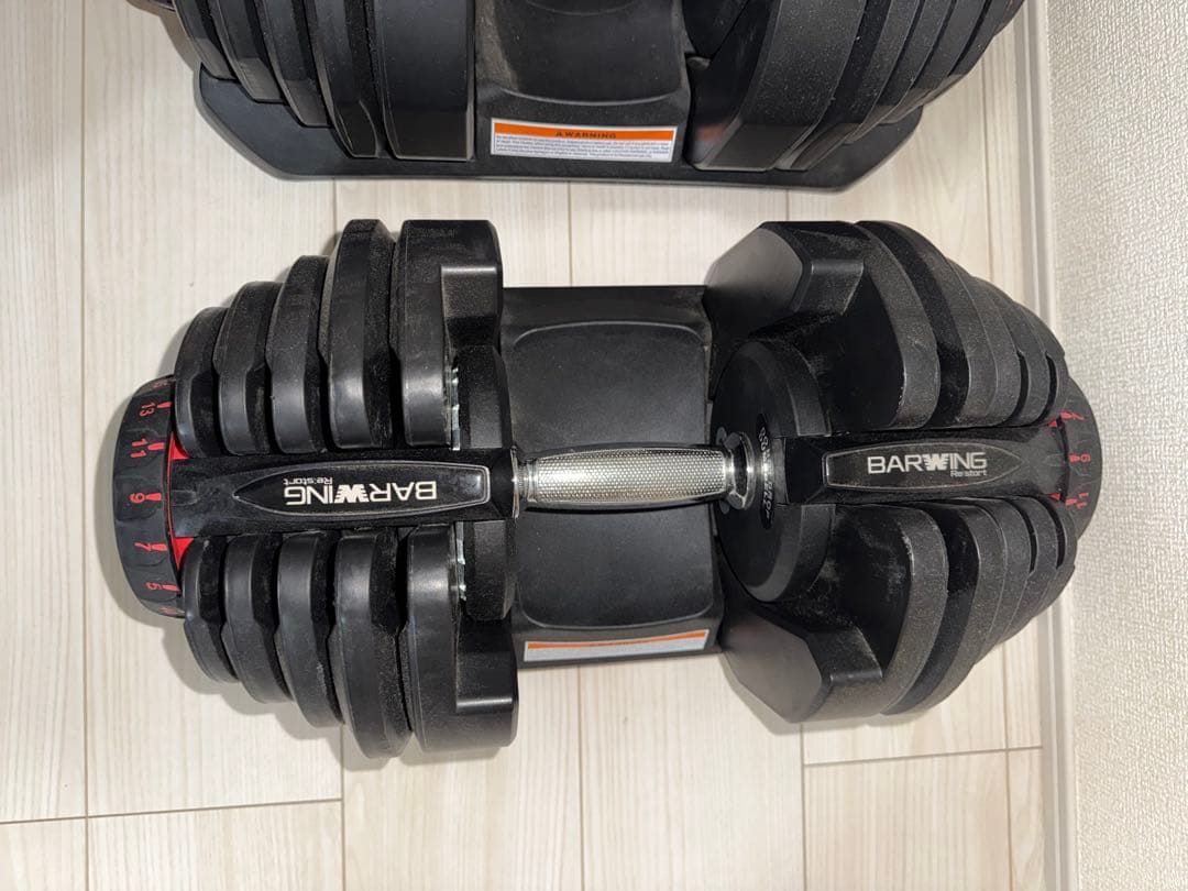BARWING 調整可能ダンベルセット 40kg 2個セット