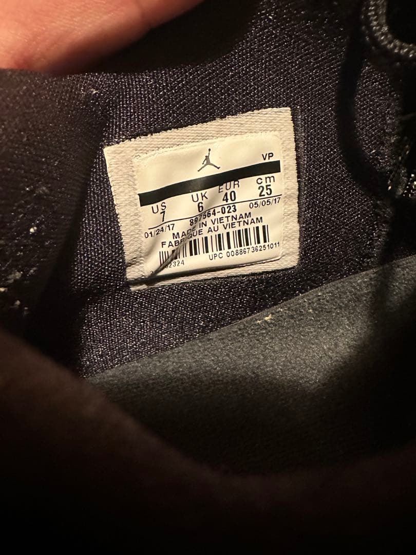 シューズ(男性用) jordan 31 low black