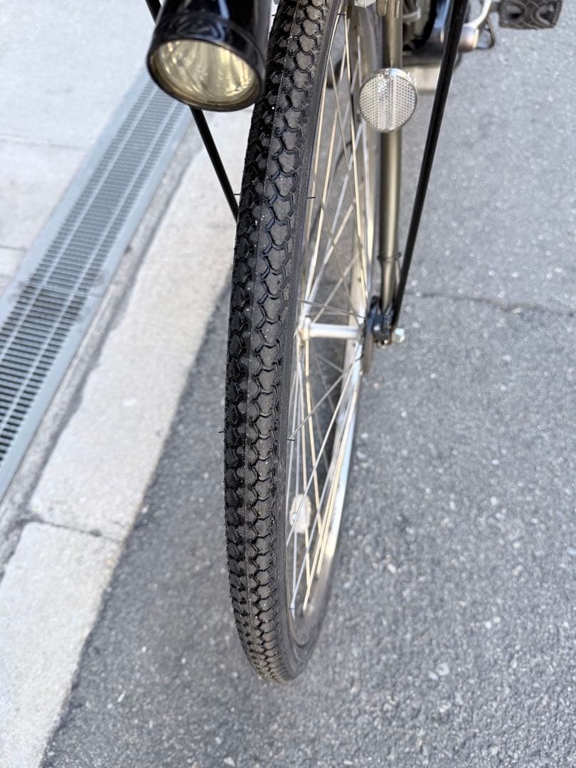 大阪府　ヤマハ　電動アシスト自転車 ダークグレー 前部バスケット付き