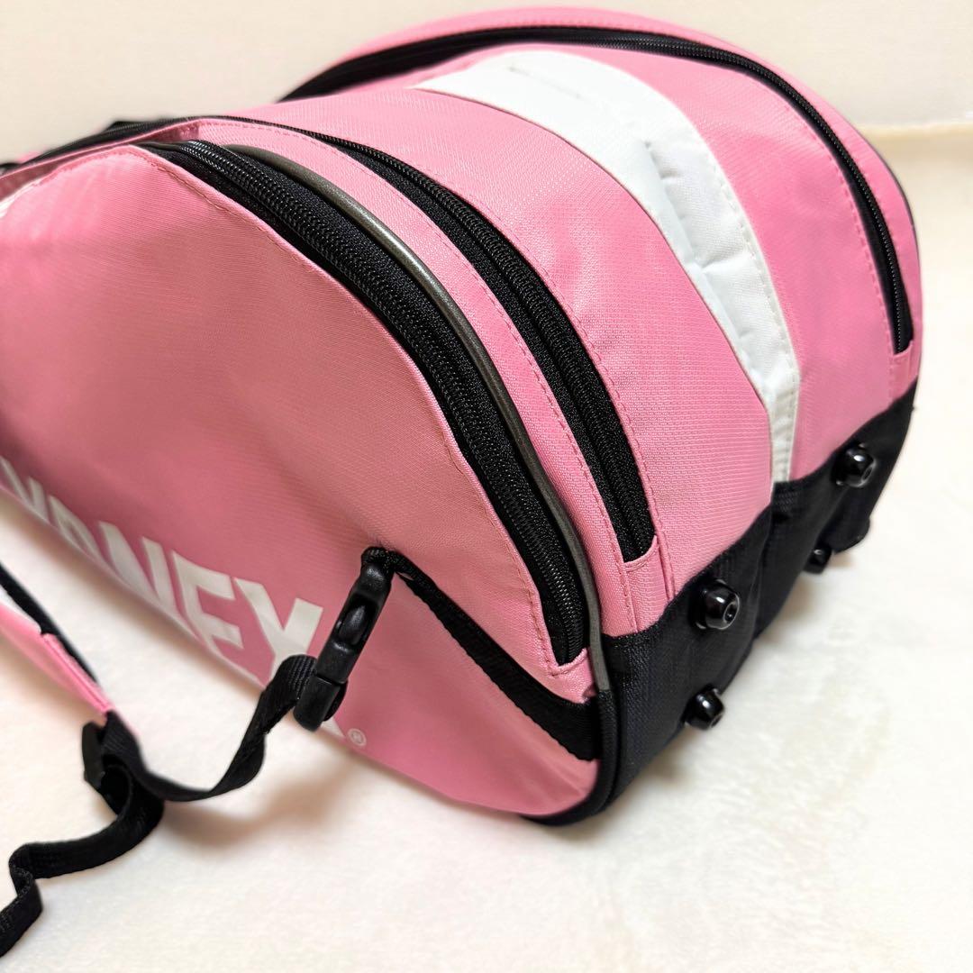 【YONEX】美品 バドミントンバッグ ラケットバッグ テニス ピンク