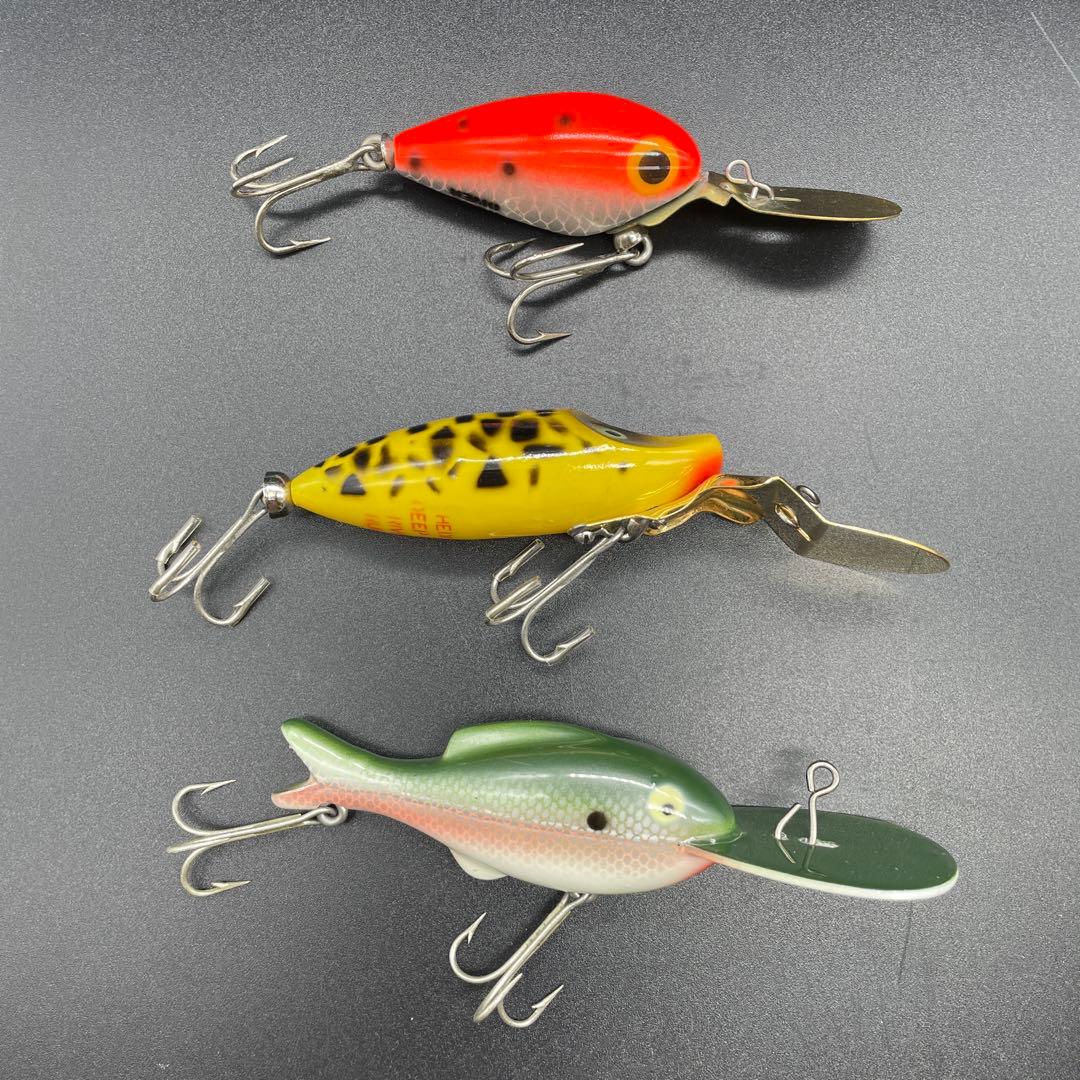 オールドヘドン heddon プラックルバック 等3個セット