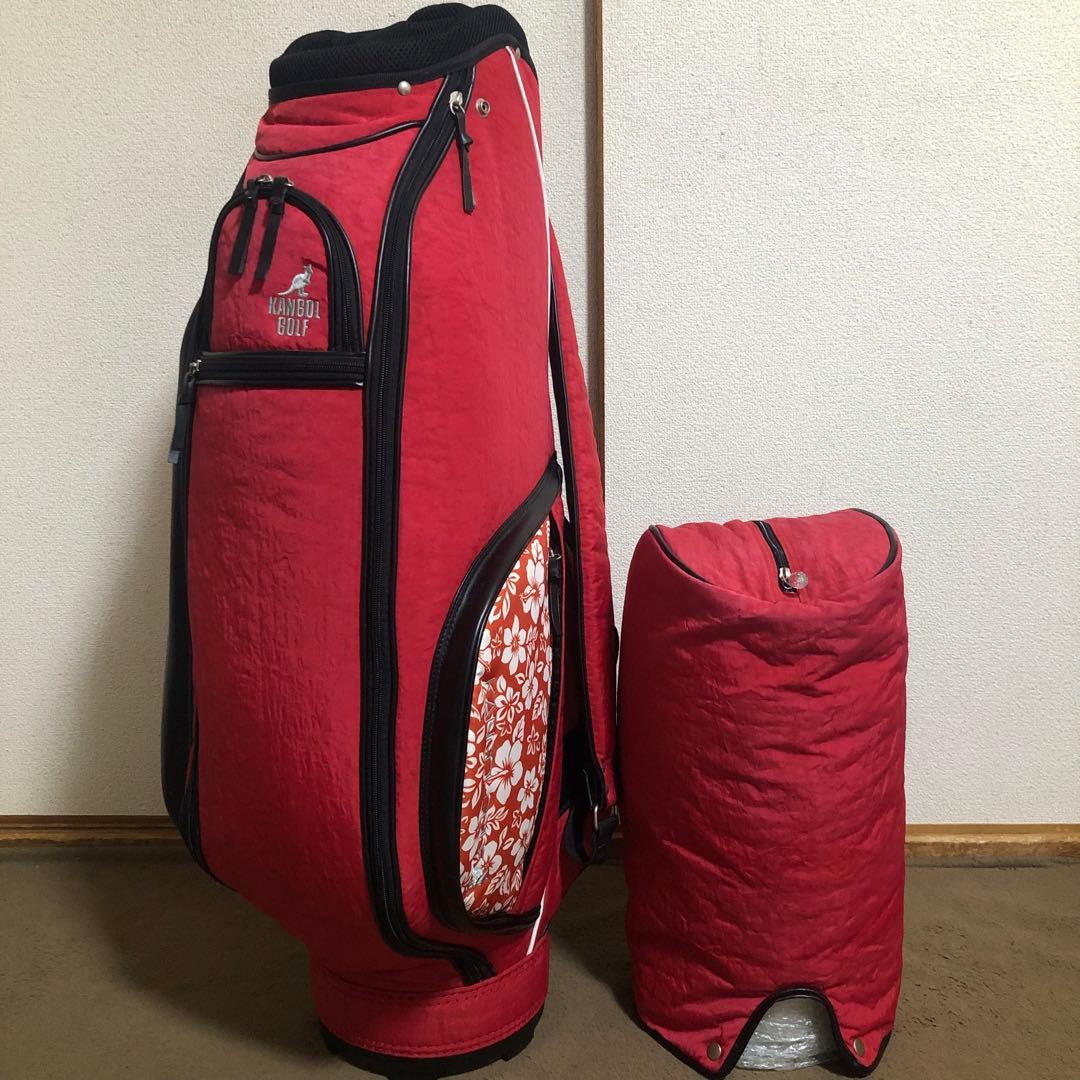入手困難 高級ブランド カンゴール ハイビスカス ゴルフバッグ ほぼ新品 美品