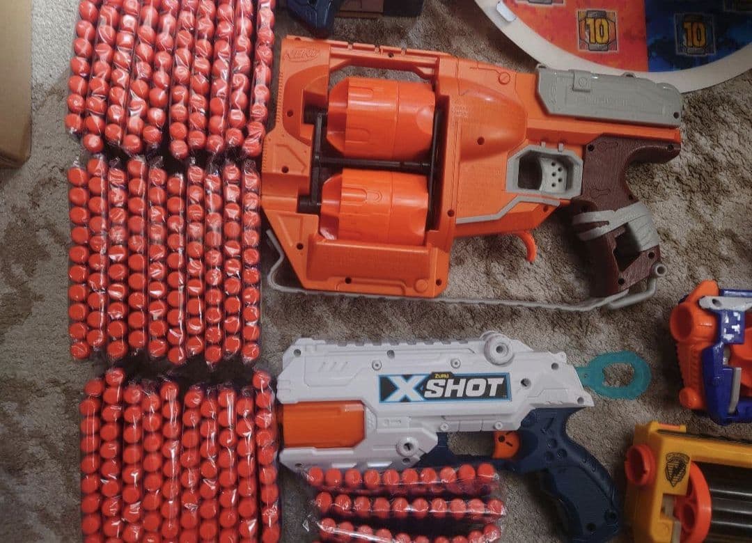 ナーフ　色々セット　トイガンセット NERF X-SHOT 新品弾300発以上