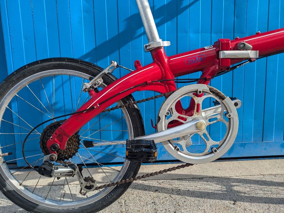 DAHON route 20インチ　折り畳み　中古　自転車 名古屋市夜配送無料