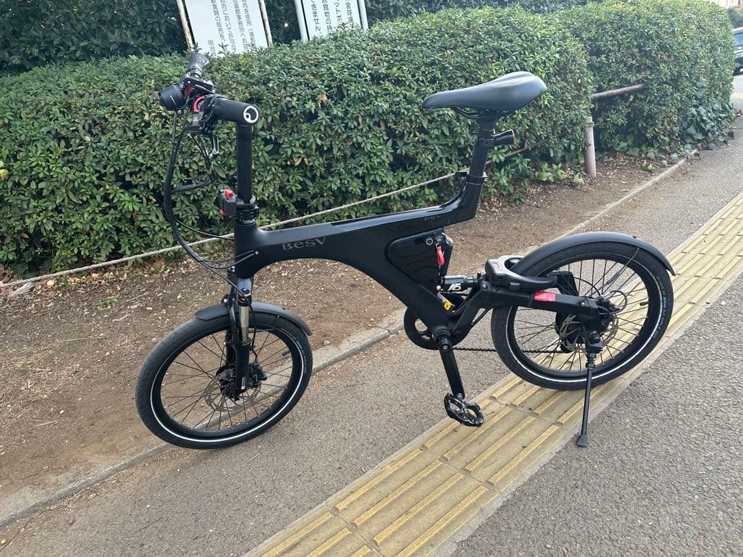 besv PS1 電動アシスト自転車 ブラック　カーボン　2024年8月購入