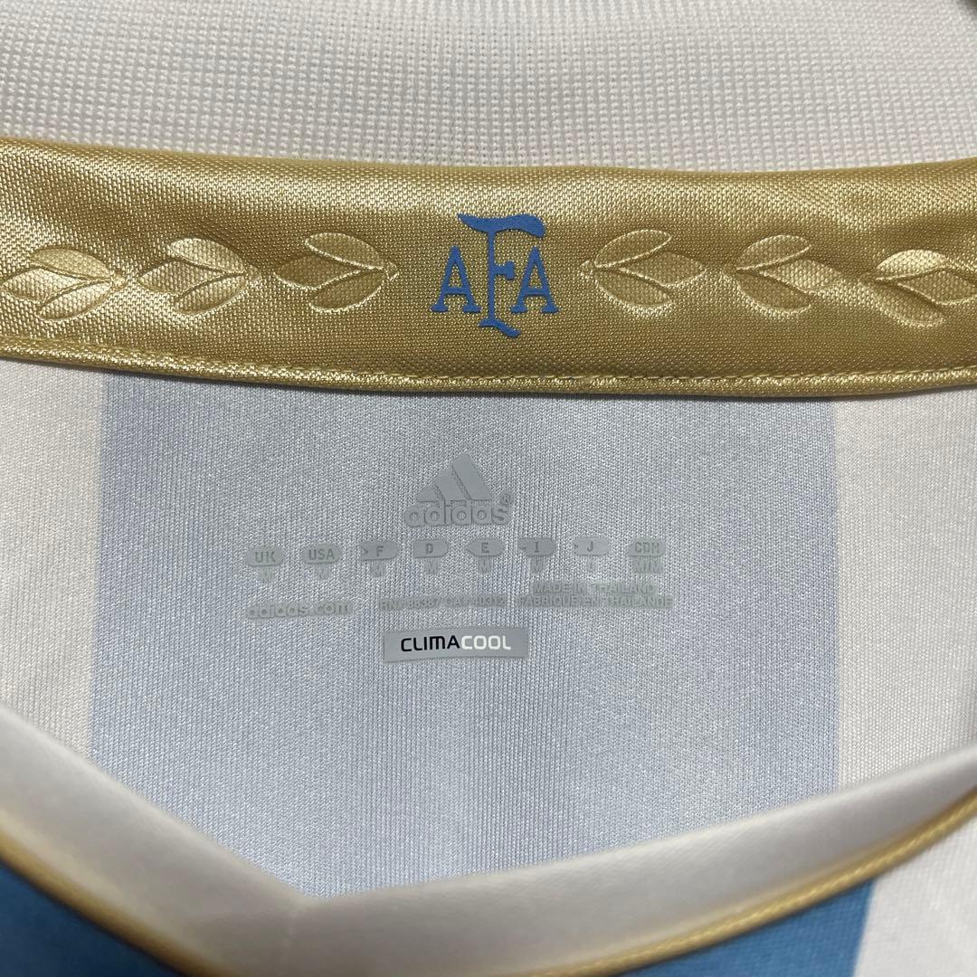 新品タグ付き adidas アルゼンチン代表 2011 アグエロ　ユニフォーム
