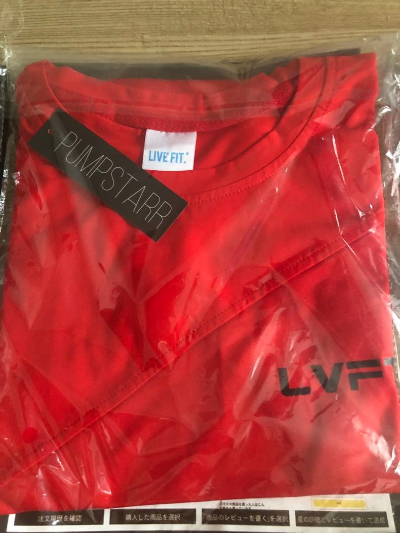 LIVE FIT タンクトップ Lサイズ 3着セット（黒、赤、白）