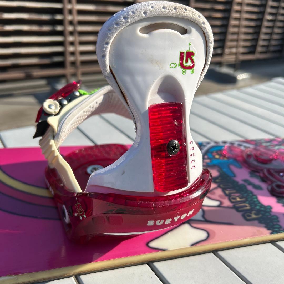 送料込みBurton スノーボード&ビンディング　キッズ　110㎝