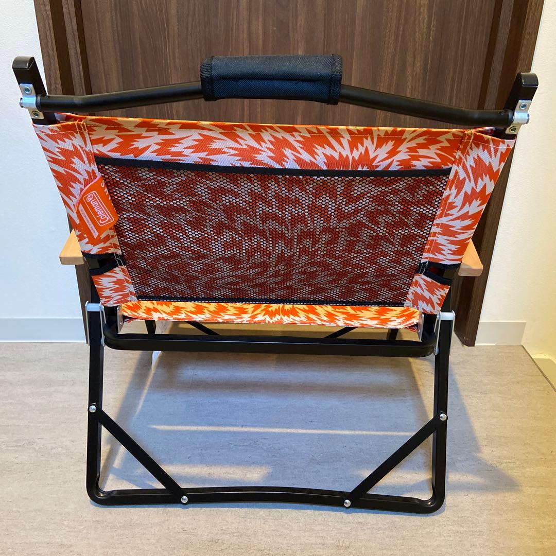 美品　イーリー キシモト × コールマン × ビームス 別注 チェア　オレンジ