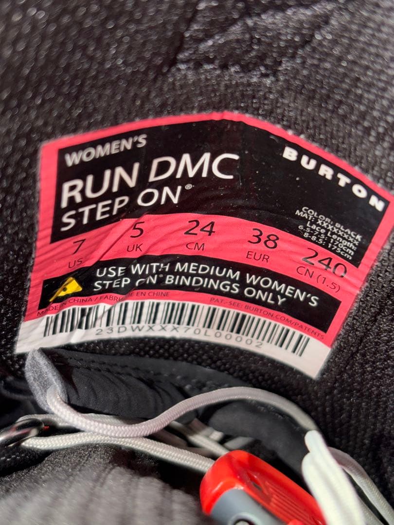 スノーボード Burton RunDMC Step On board Boots