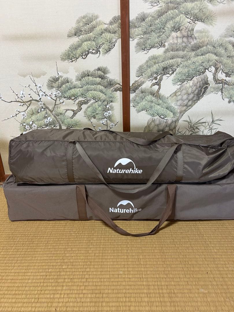 【美品】Naturehike ワンタッチ テント＋コットセット 2人用