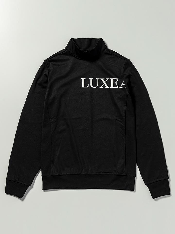 LUXEAKMPLUS GOLF 23AW ロゴ モックネックTシャツ トップス