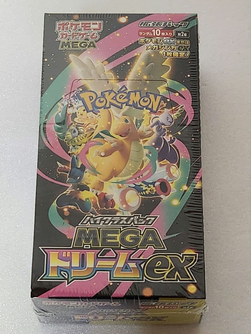 ポケモンカードMEGAドリームex 初販 未開封BOX シュリンク付