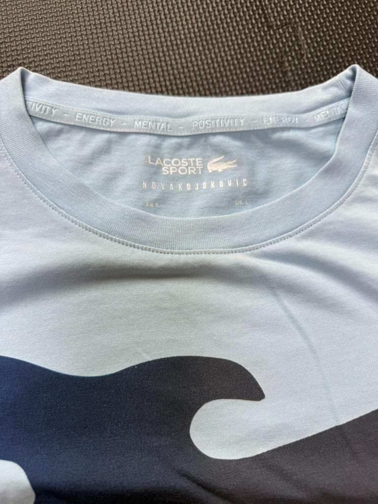 Lacoste ジョコビッチモデル USサイズL テニス Tシャツ
