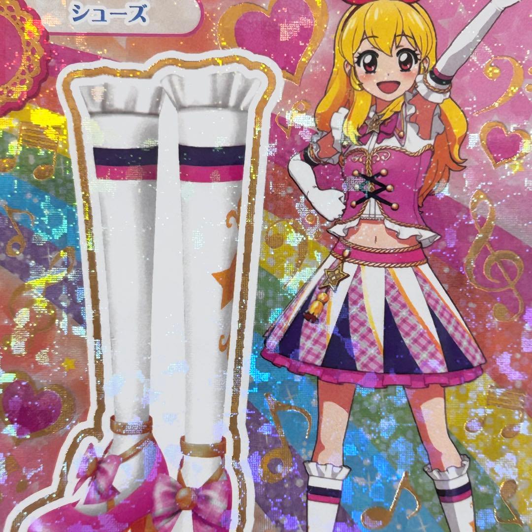 アイカツ！　星宮いちご　ハイピンクパレードシューズ　アニメ柄キャンペーン