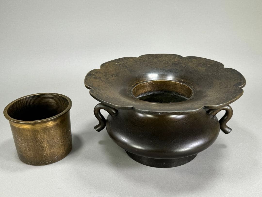 いけばな　池坊　古流　龍生派　銅鋳造　花器　花瓶　華道具　銅花器　伝統生け花
