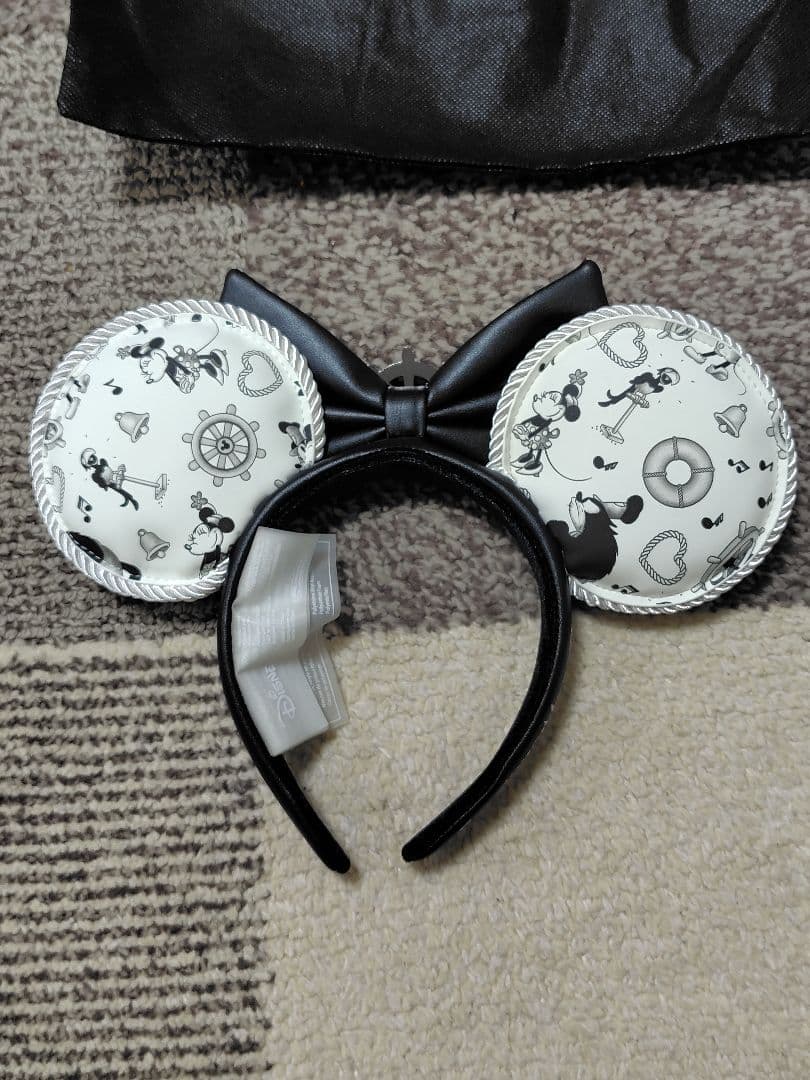 ディズニー　カチューシャ ラウンジフライ 蒸気船ウィリー　loungefly
