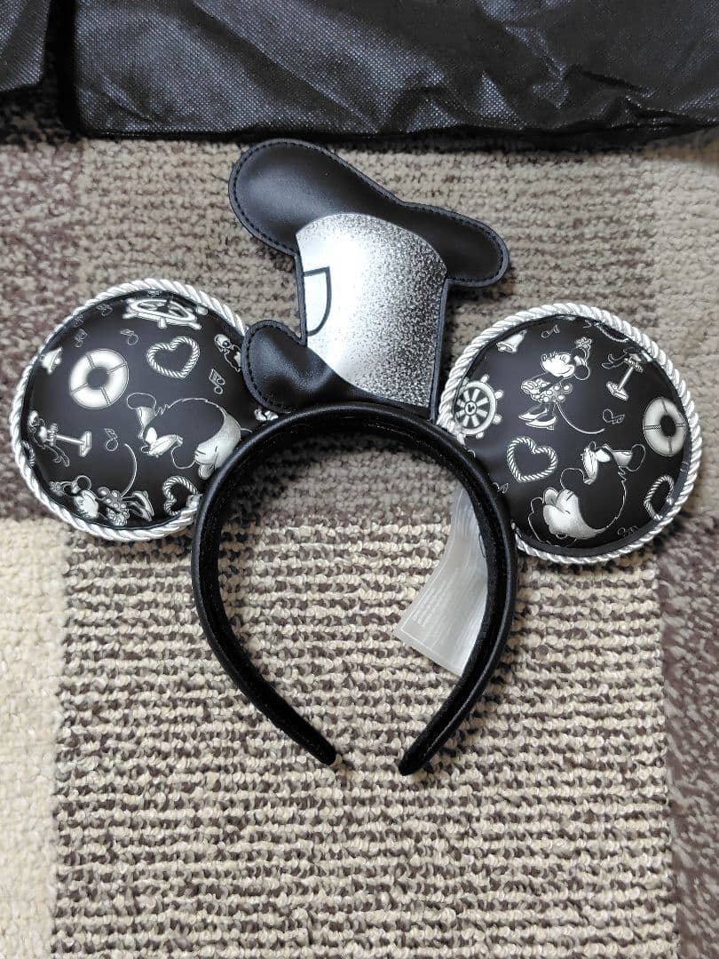 ディズニー　カチューシャ ラウンジフライ 蒸気船ウィリー　loungefly