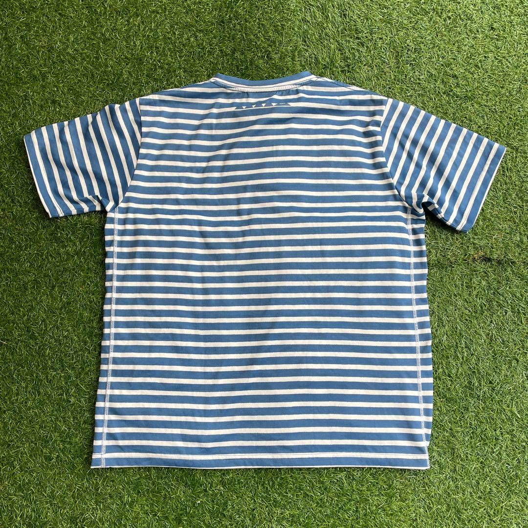 MOUNTAIN MARTIAL ARTS ボーダーT ブルー L
