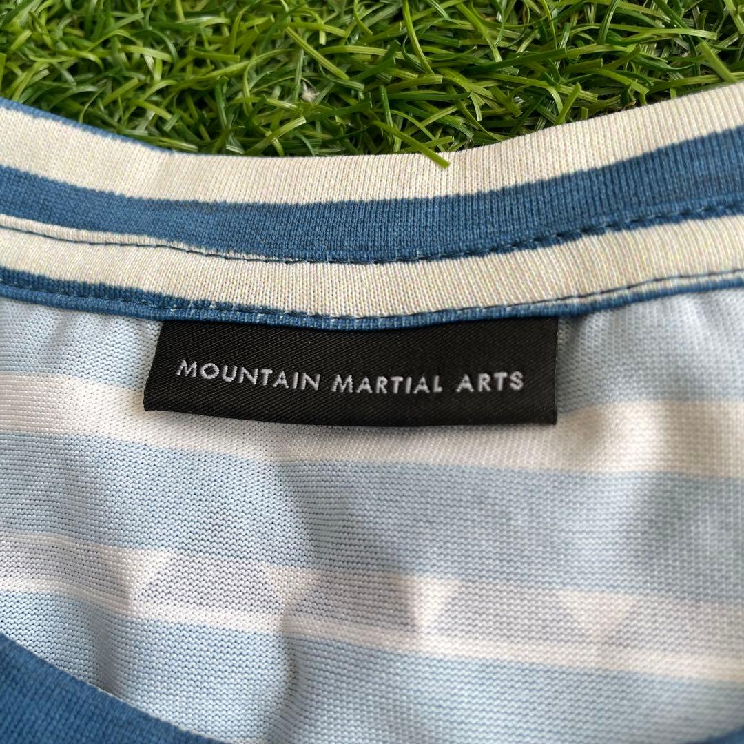 MOUNTAIN MARTIAL ARTS ボーダーT ブルー L