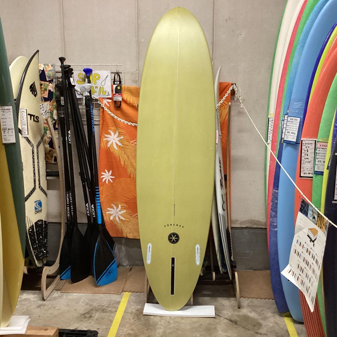 新品格安テイクオフ最速で動くエッセンスミッドレングス7’2ベージュフィン付