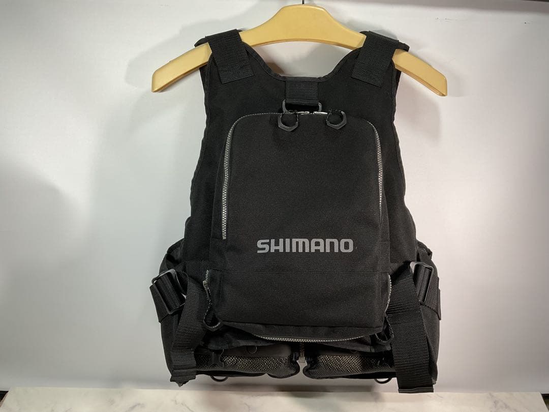 SHIMANO シマノ ゲームベスト VF-24U リアルブラック FREE