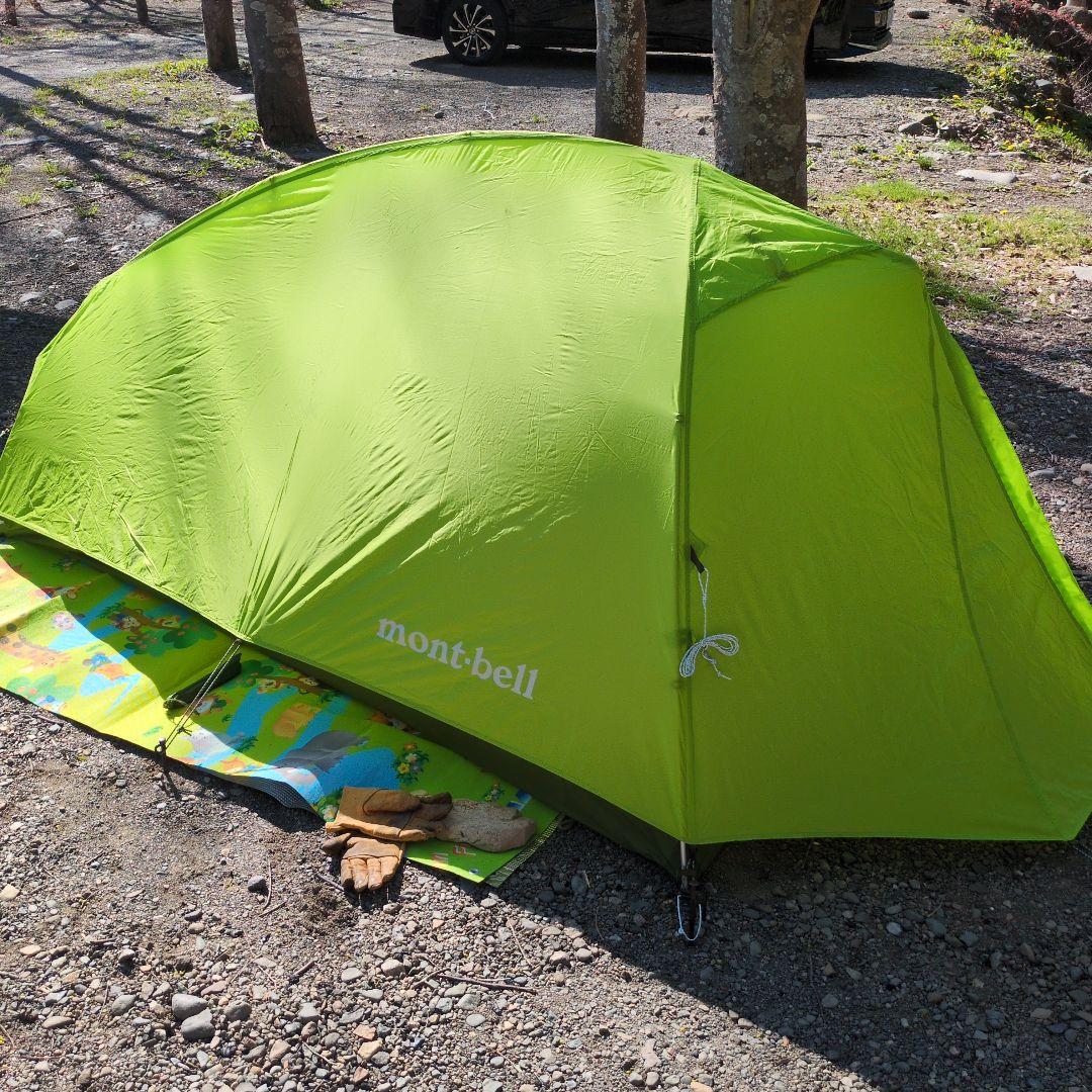 【美品】mont-bellムーンライトテント1型　フロアマット付き　モンベル