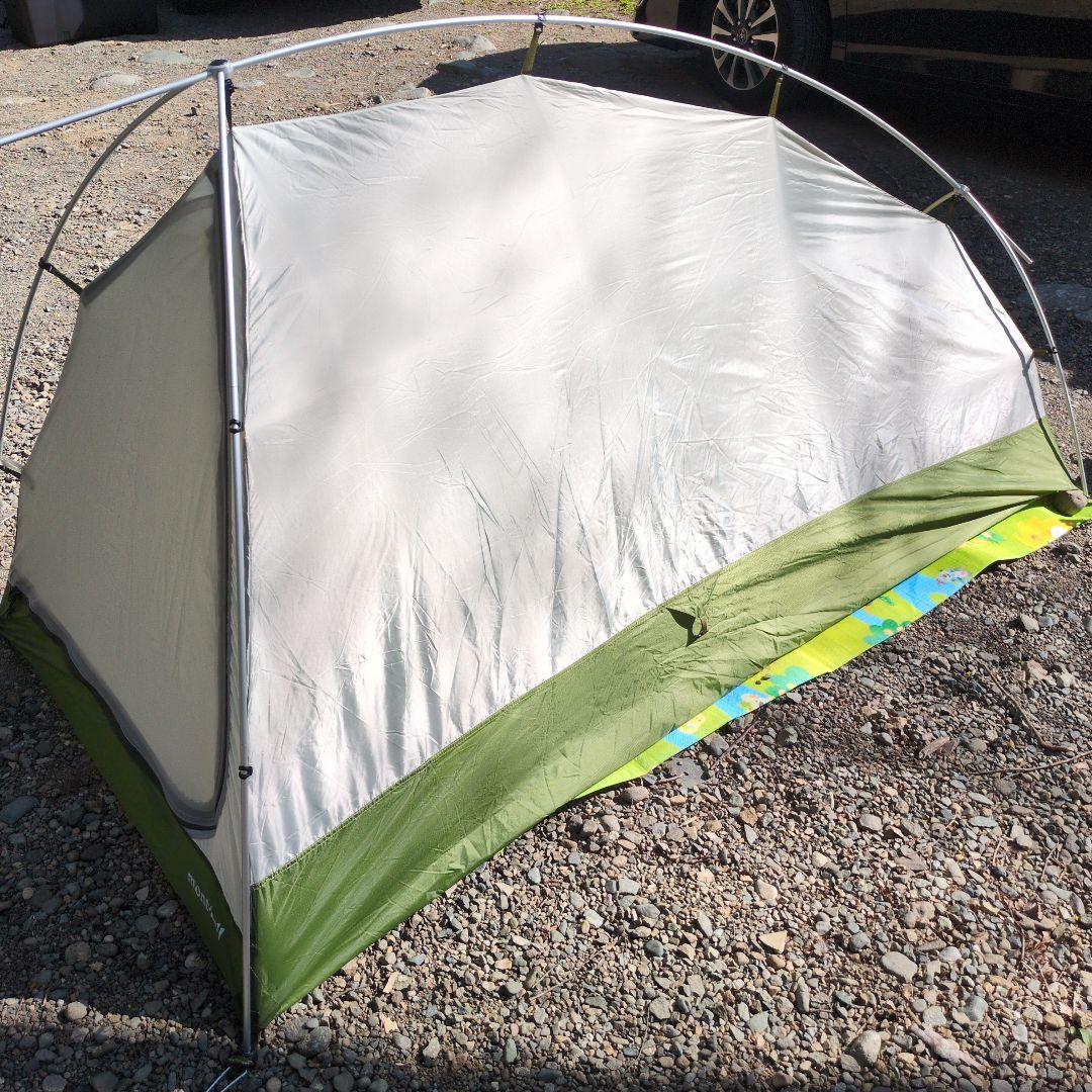 【美品】mont-bellムーンライトテント1型　フロアマット付き　モンベル