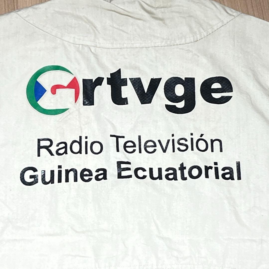 【激レア】赤道ギニア国営放送 RTVGE 記者用フィッシングベスト XXL