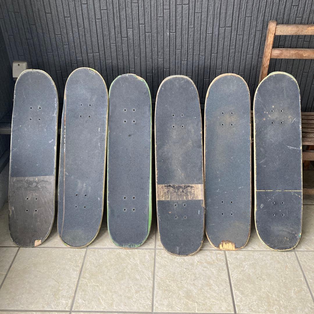 antihero krookedデッキ 6枚セット 中古 まとめ売り