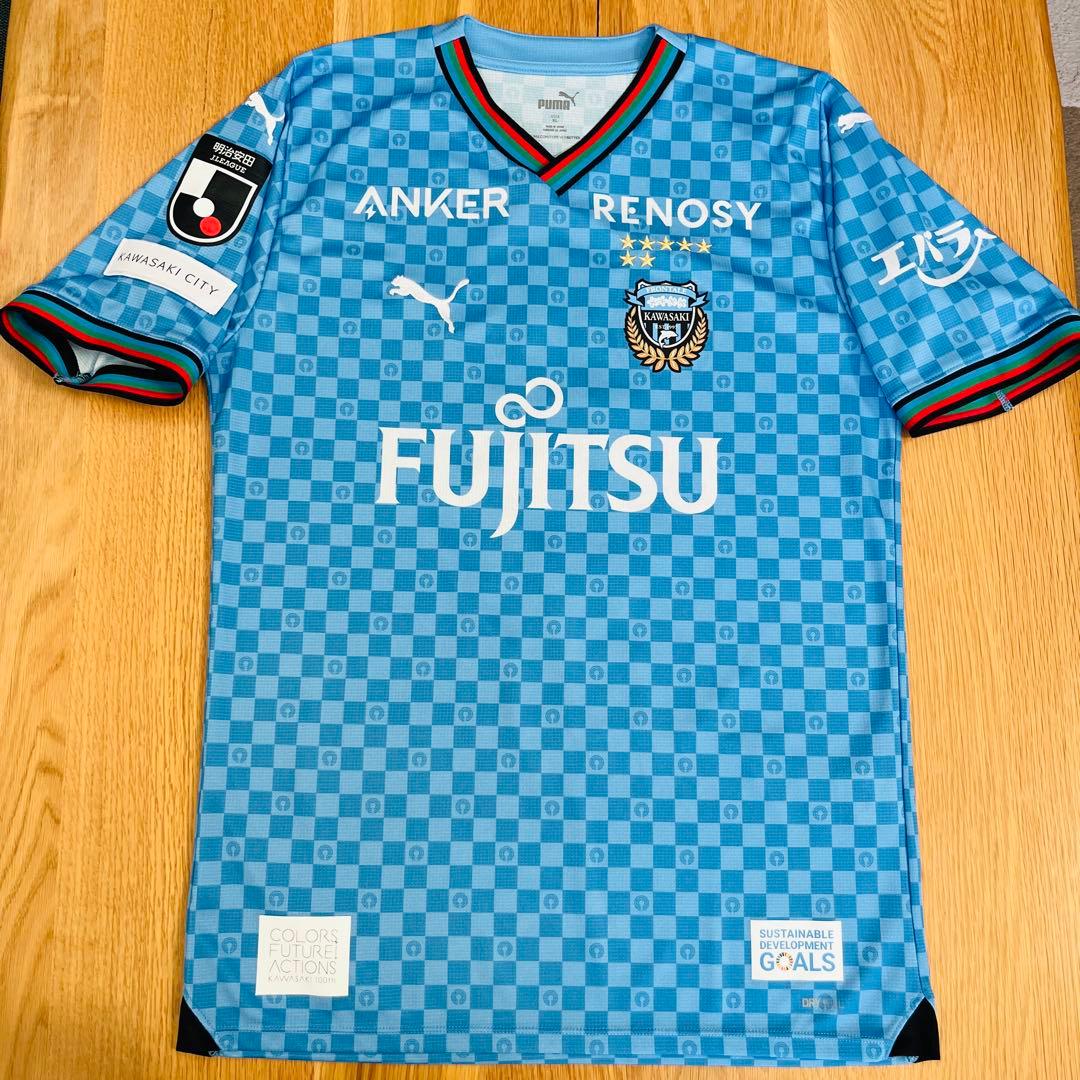 川崎フロンターレ エリソン　ユニフォーム　XL 着用回数1回