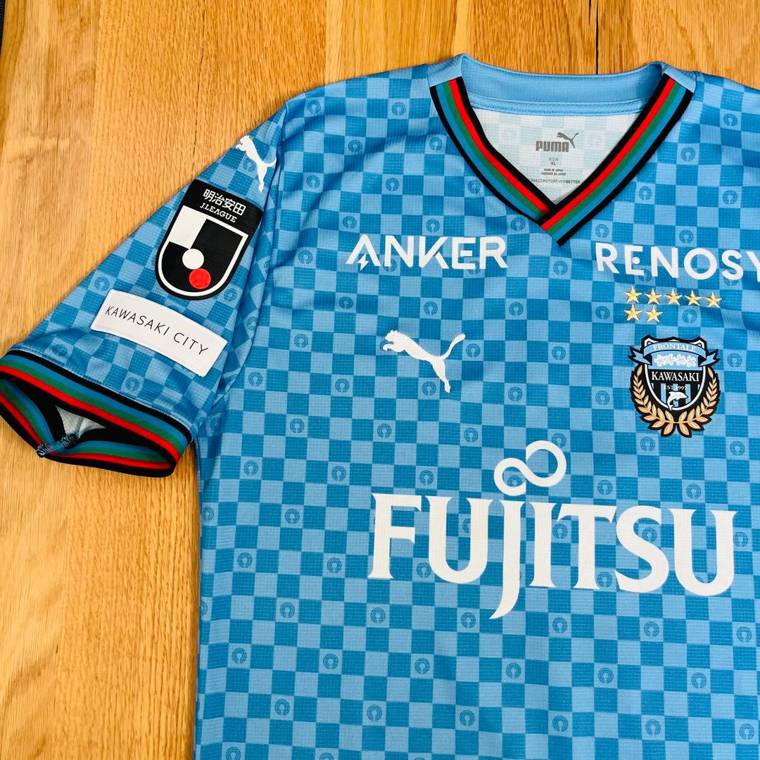 川崎フロンターレ エリソン　ユニフォーム　XL 着用回数1回