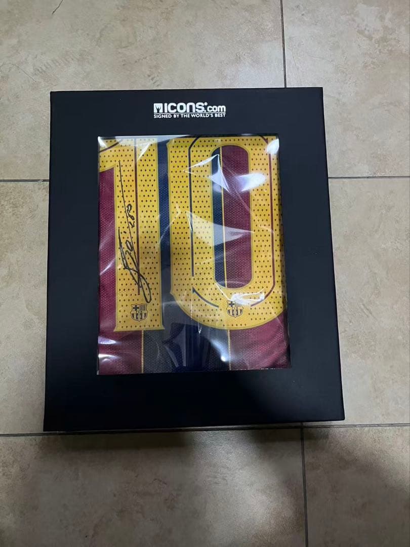 ICONS FCバルセロナ Messi メッシ 直筆サイン入り ユニフォーム