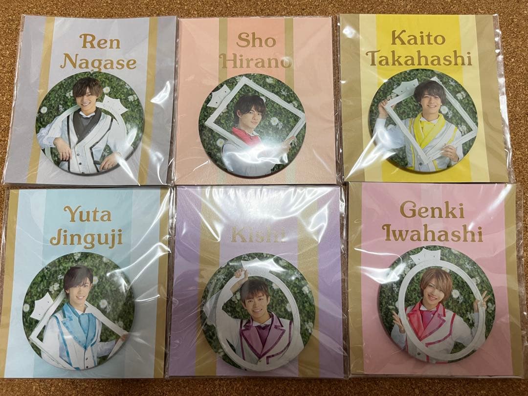 新品★キンプリ シュシュ 缶バッジ 全種セット☆スイートガーデン アクセサリー