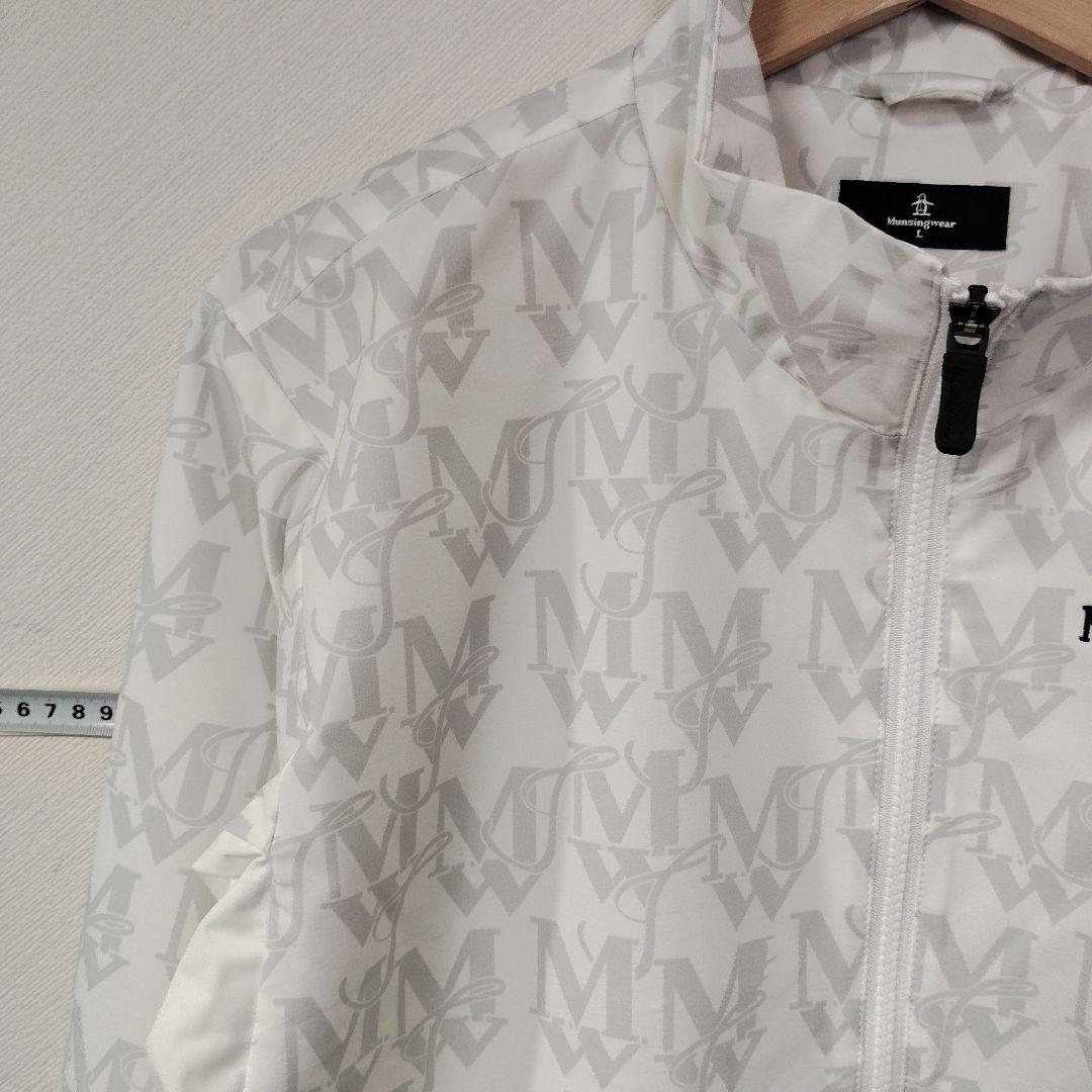 B6） 美品 Munsingwear モノグラム ゴルフ ジャケット メンズ