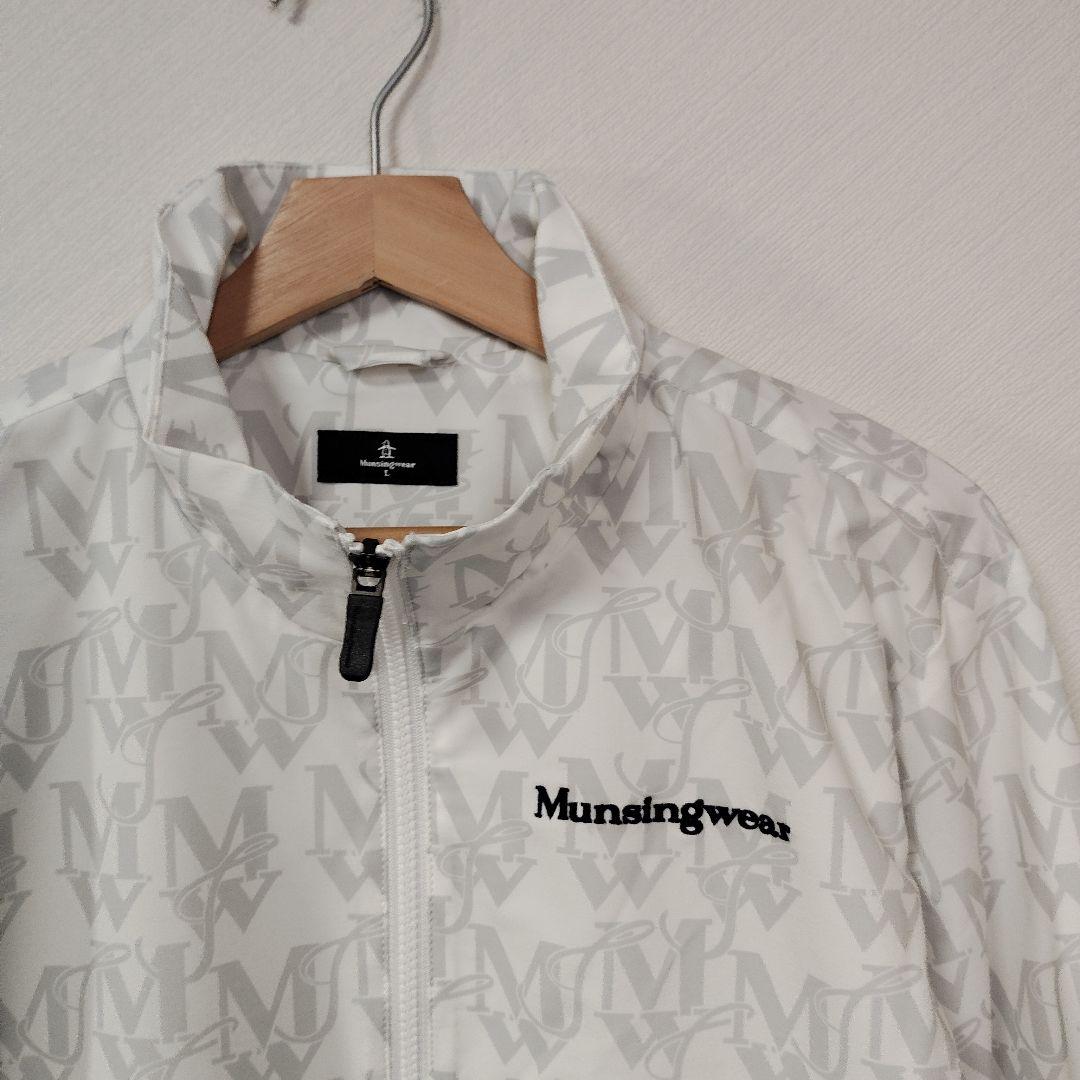 B6） 美品 Munsingwear モノグラム ゴルフ ジャケット メンズ