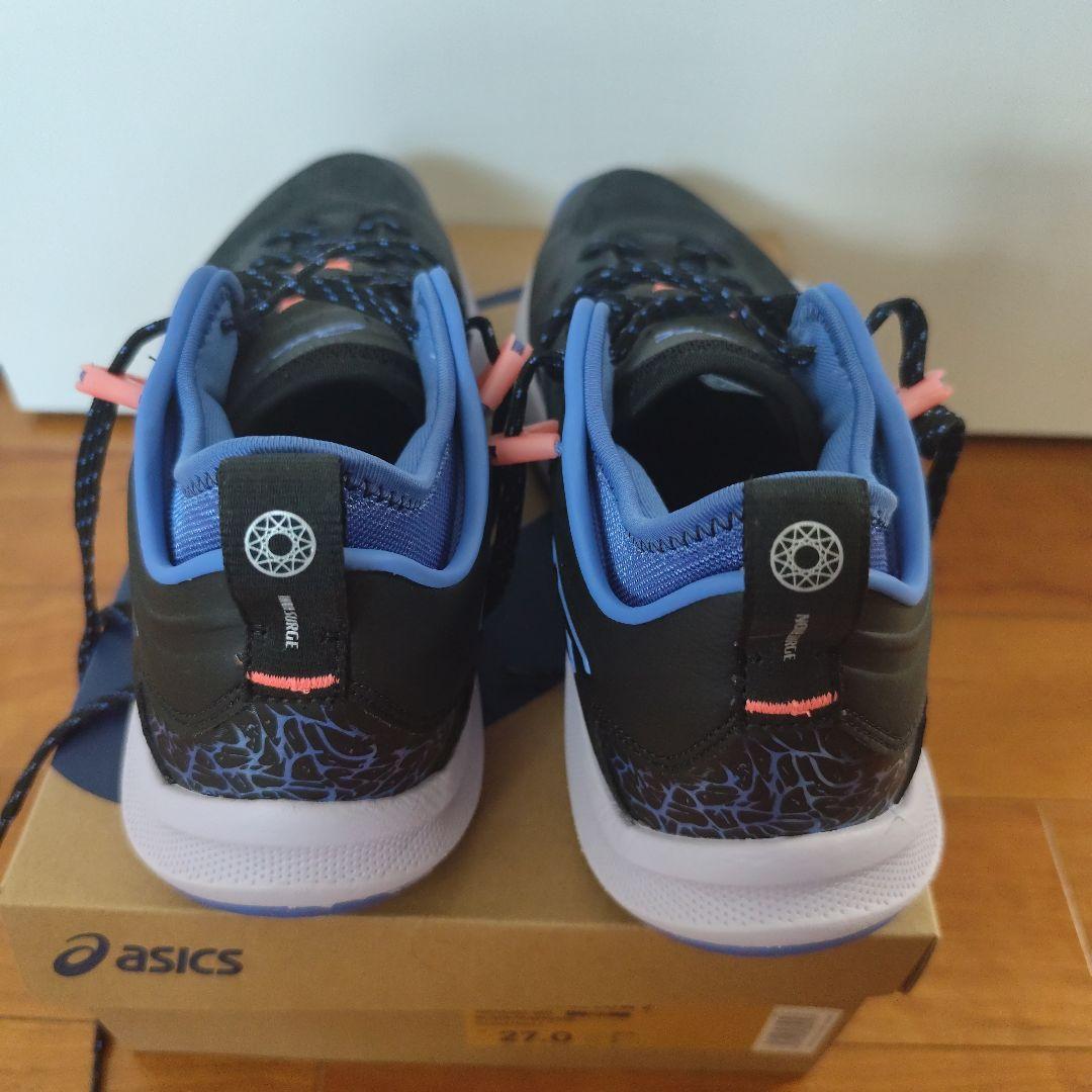 シューズ(男性用) asics nova surge low2 27cm