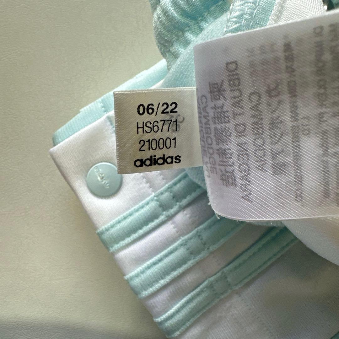 adidas アディブレイク パンツ 水色