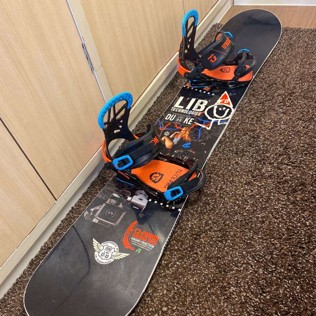 LIB TECH DUKE スノーボード ビンディング付き